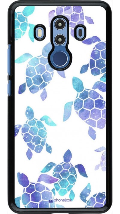 Hülle Huawei Mate 10 Pro - Turtles pattern watercolor