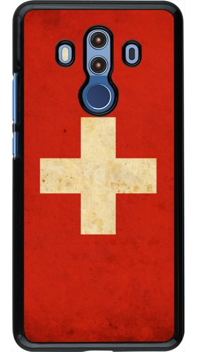 Coque Huawei Mate 10 Pro - Vintage Flag SWISS