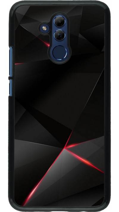 Hülle Huawei Mate 20 Lite - Black Red Lines