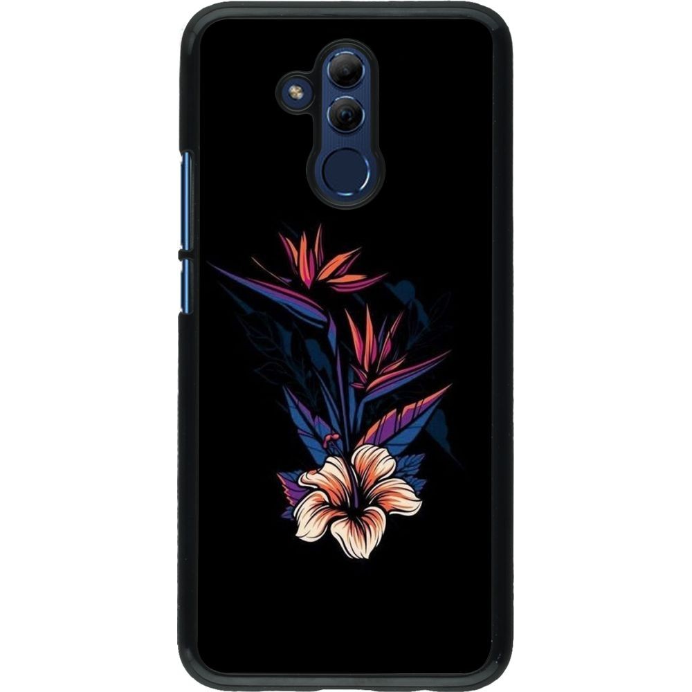 Hülle Huawei Mate 20 Lite - Dark Flowers