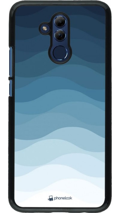 Hülle Huawei Mate 20 Lite - Flat Blue Waves