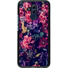 Hülle Huawei Mate 20 Lite - Flowers Dark