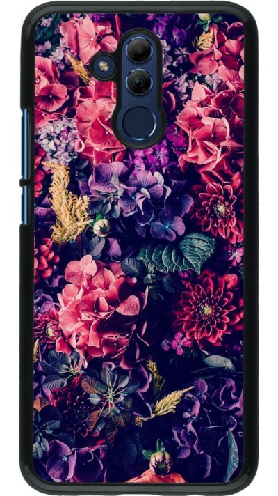 Coque Huawei Mate 20 Lite - Flowers Dark