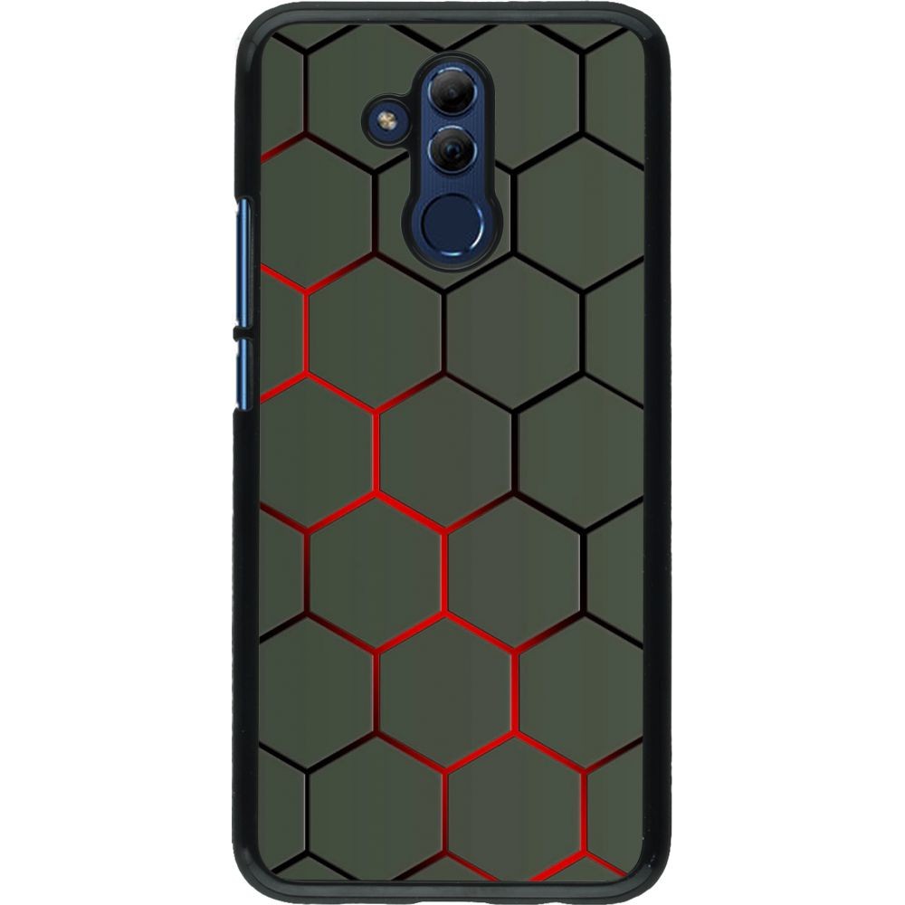 Coque Huawei Mate 20 Lite - Geometric Line red