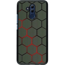 Coque Huawei Mate 20 Lite - Geometric Line red