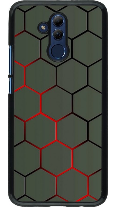 Coque Huawei Mate 20 Lite - Geometric Line red