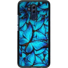 Coque Huawei Mate 20 Lite - Papillon - Bleu