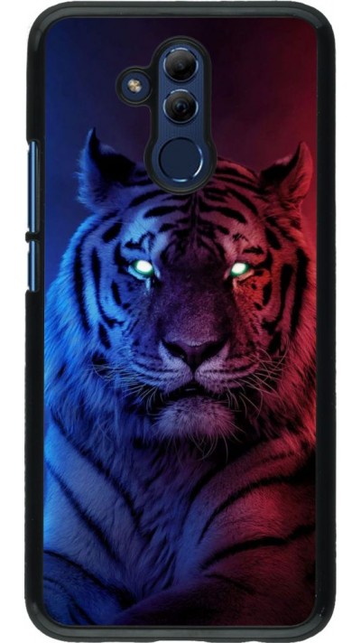 Coque Huawei Mate 20 Lite - Tiger Blue Red
