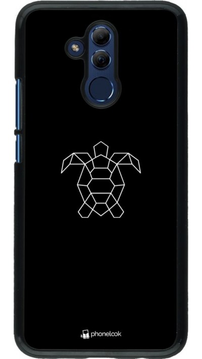 Coque Huawei Mate 20 Lite - Turtles lines on black