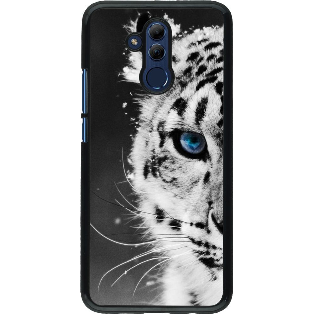 Hülle Huawei Mate 20 Lite - White tiger blue eye