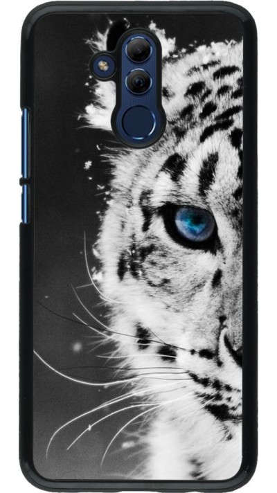 Coque Huawei Mate 20 Lite - White tiger blue eye