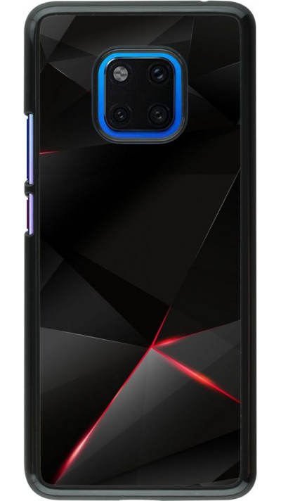 Coque Huawei Mate 20 Pro - Black Red Lines