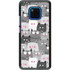 Coque Huawei Mate 20 Pro - Chats gris troupeau