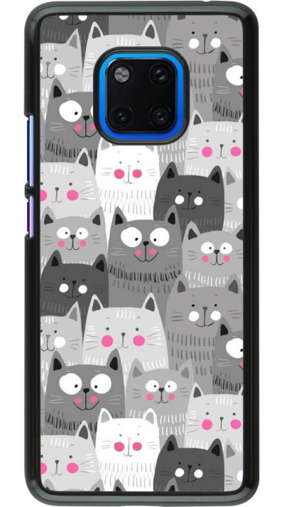 Coque Huawei Mate 20 Pro - Chats gris troupeau
