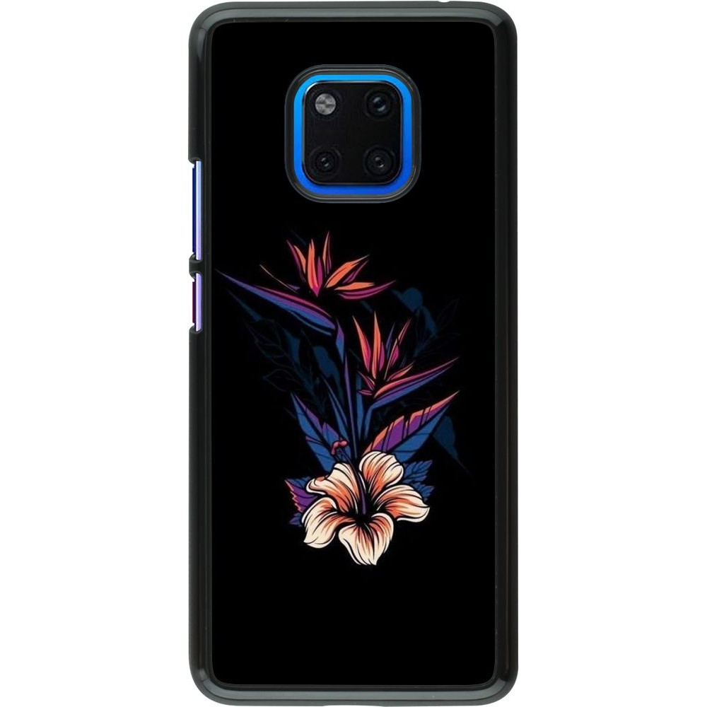Coque Huawei Mate 20 Pro - Dark Flowers