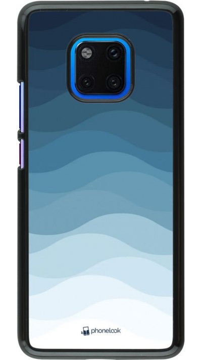 Coque Huawei Mate 20 Pro - Flat Blue Waves