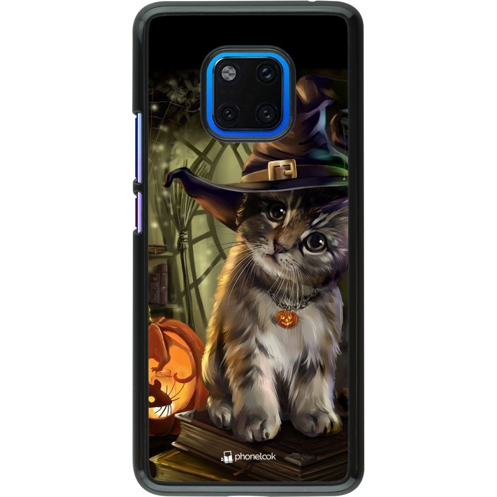 Coque Huawei Mate 20 Pro - Halloween 21 Witch cat