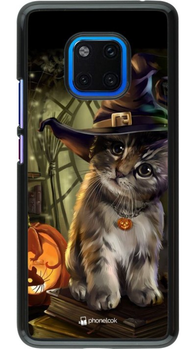 Coque Huawei Mate 20 Pro - Halloween 21 Witch cat