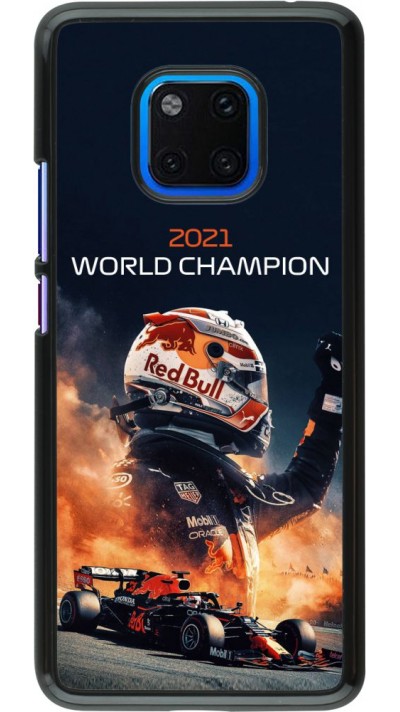 Coque Huawei Mate 20 Pro - Max Verstappen 2021 World Champion