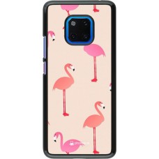 Hülle Huawei Mate 20 Pro - Pink Flamingos Pattern