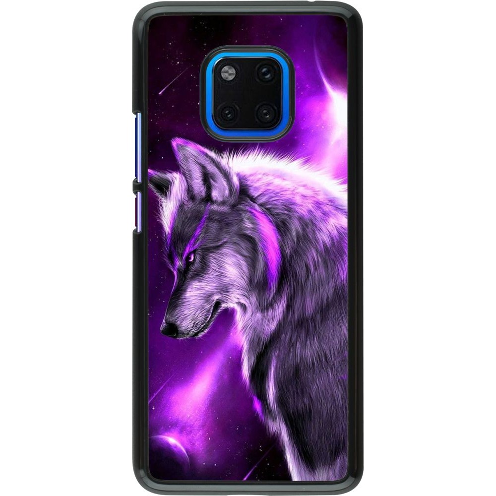 Hülle Huawei Mate 20 Pro - Purple Sky Wolf