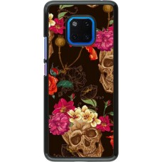 Coque Huawei Mate 20 Pro - Skulls and flowers
