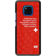 Coque Huawei Mate 20 Pro - Swiss Passport