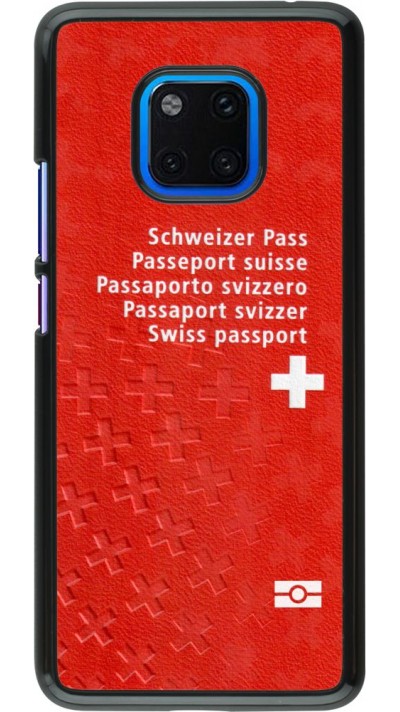 Coque Huawei Mate 20 Pro - Swiss Passport
