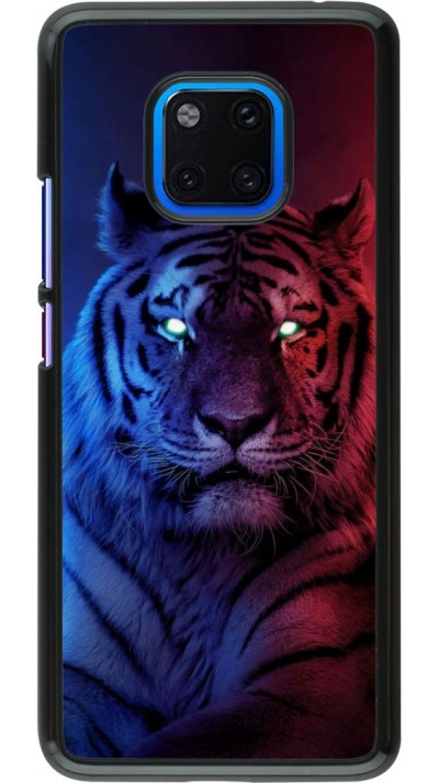 Coque Huawei Mate 20 Pro - Tiger Blue Red