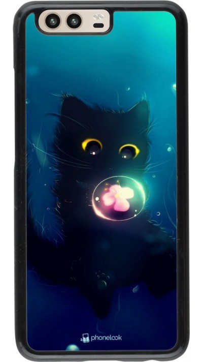 Coque Huawei P10 - Cute Cat Bubble