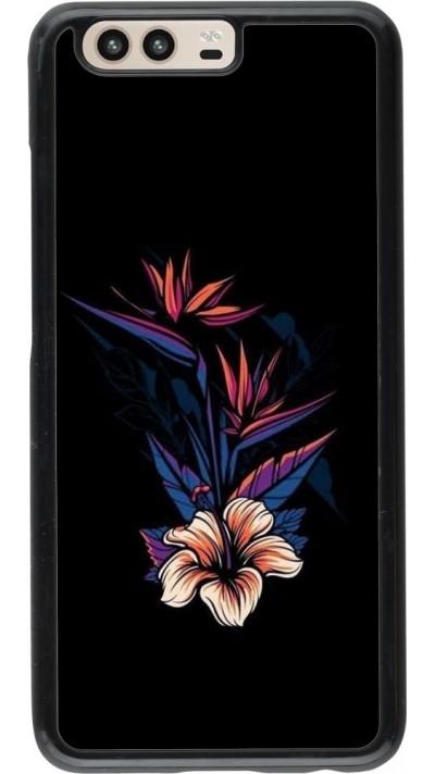 Coque Huawei P10 - Dark Flowers