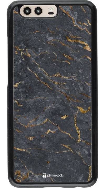 Hülle Huawei P10 - Grey Gold Marble