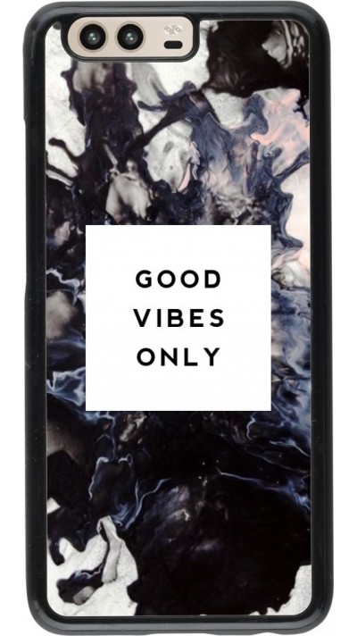 Hülle Huawei P10 - Marble Good Vibes Only