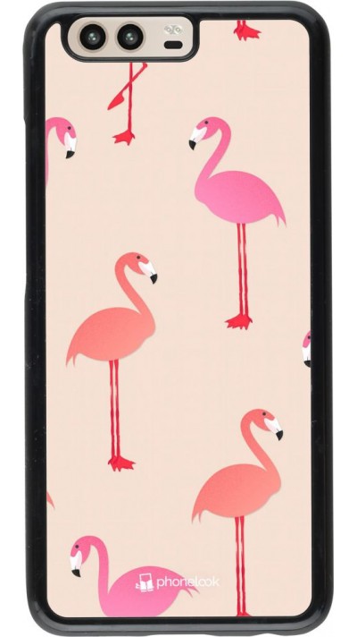 Hülle Huawei P10 - Pink Flamingos Pattern