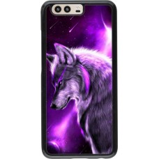 Coque Huawei P10 - Purple Sky Wolf