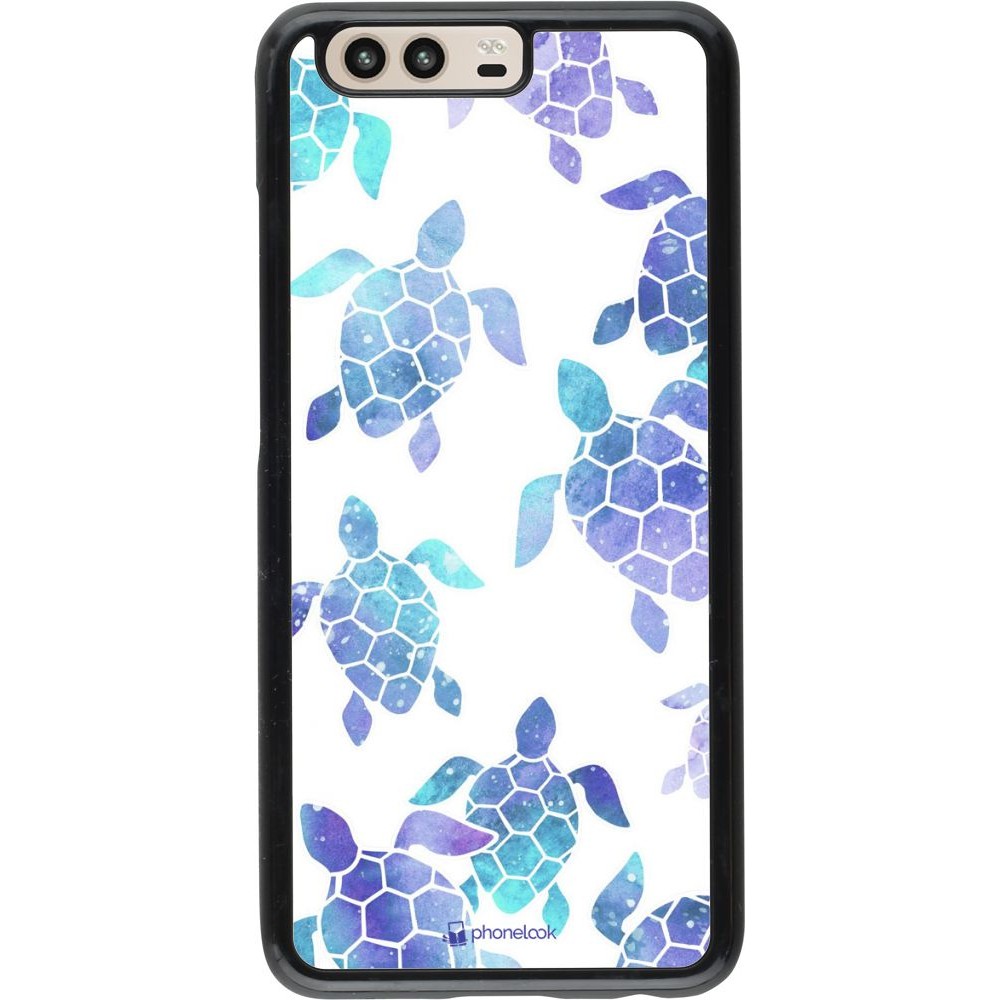 Coque Huawei P10 - Turtles pattern watercolor