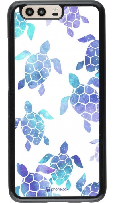 Coque Huawei P10 - Turtles pattern watercolor
