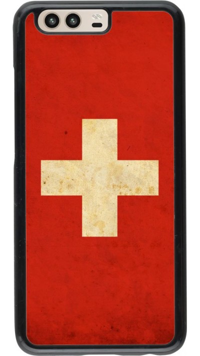 Hülle Huawei P10 - Vintage Flag SWISS