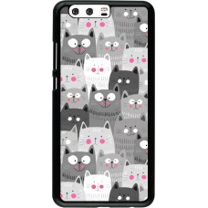 Coque Huawei P10 Plus - Chats gris troupeau