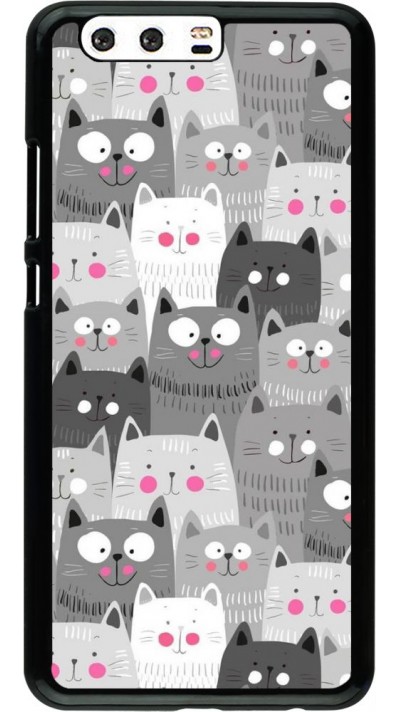 Coque Huawei P10 Plus - Chats gris troupeau