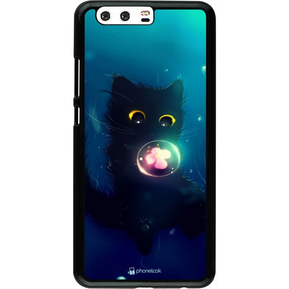 Coque Huawei P10 Plus - Cute Cat Bubble