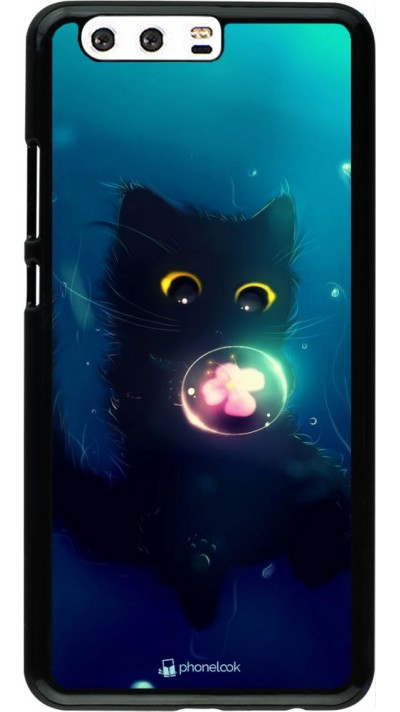 Coque Huawei P10 Plus - Cute Cat Bubble