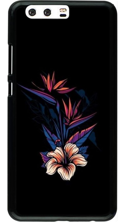 Coque Huawei P10 Plus - Dark Flowers
