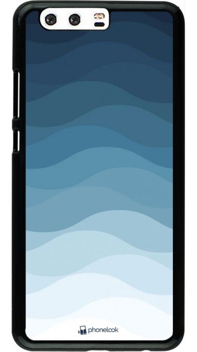 Coque Huawei P10 Plus - Flat Blue Waves