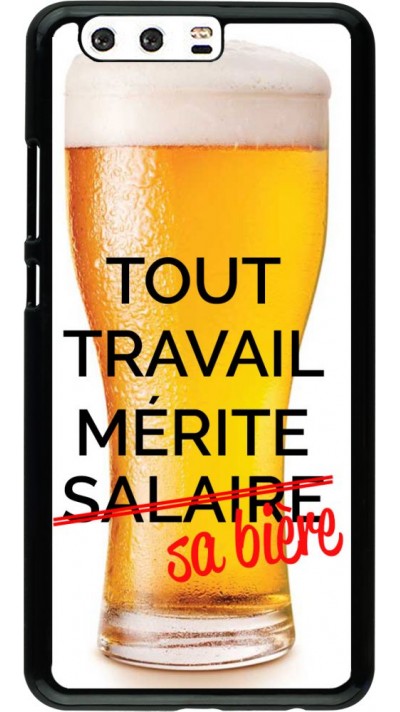 Hülle Huawei P10 Plus - Tout travail mérite sa bière