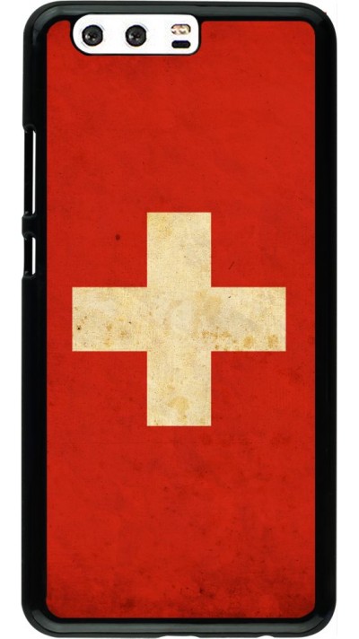 Hülle Huawei P10 Plus - Vintage Flag SWISS