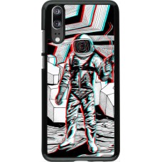 Coque Huawei P20 - Anaglyph Astronaut