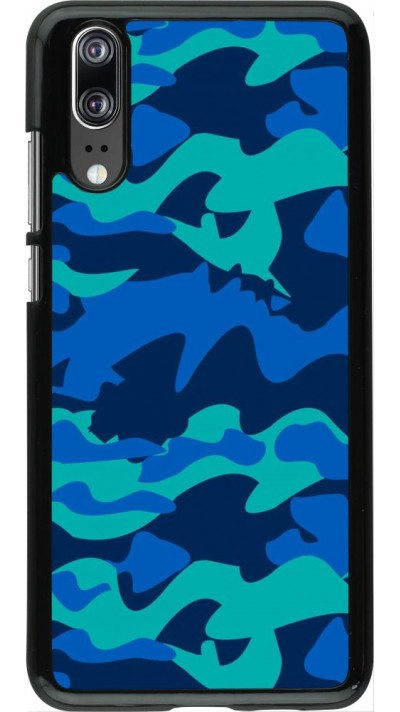 Coque Huawei P20 - Camo Blue