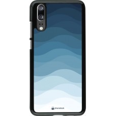 Coque Huawei P20 - Flat Blue Waves