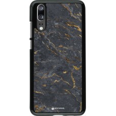 Coque Huawei P20 - Grey Gold Marble